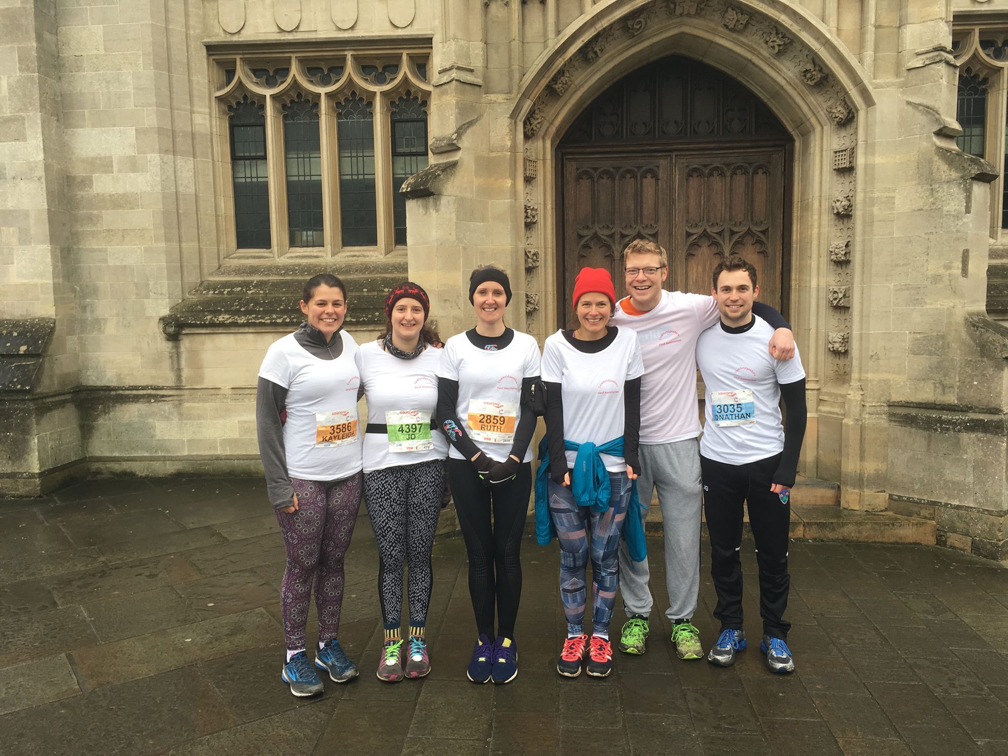 Runners taking part in a fundraising event for Cambridgeshire Deaf Association